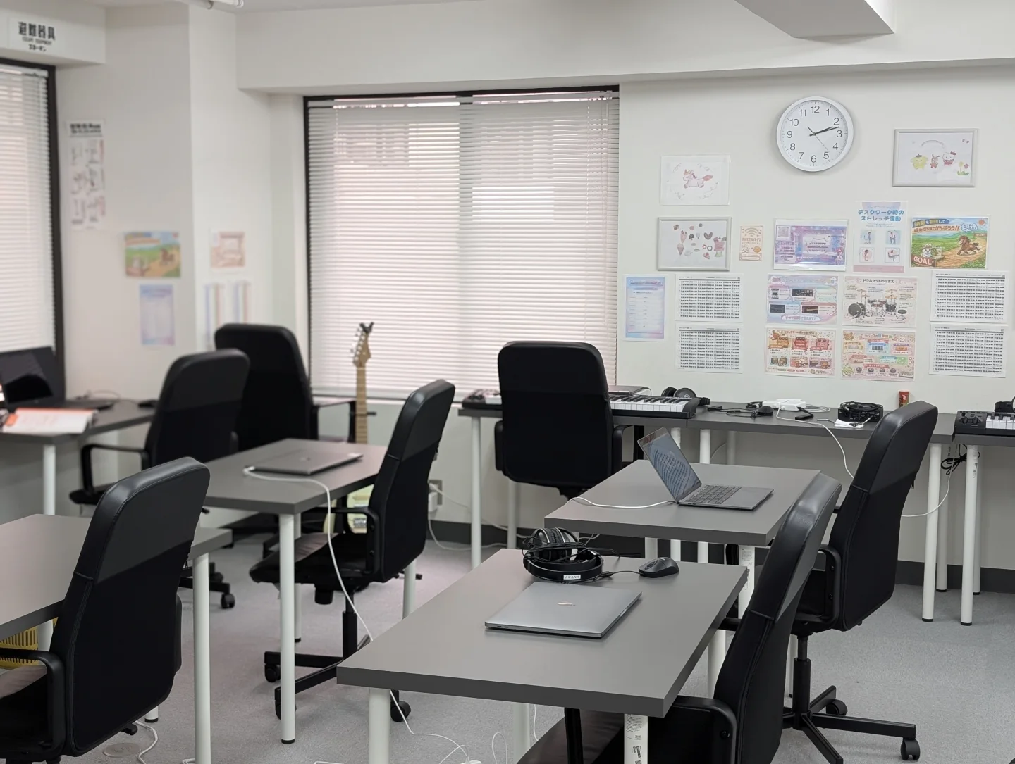 Inclusive Studio新橋の実際の就業スペース